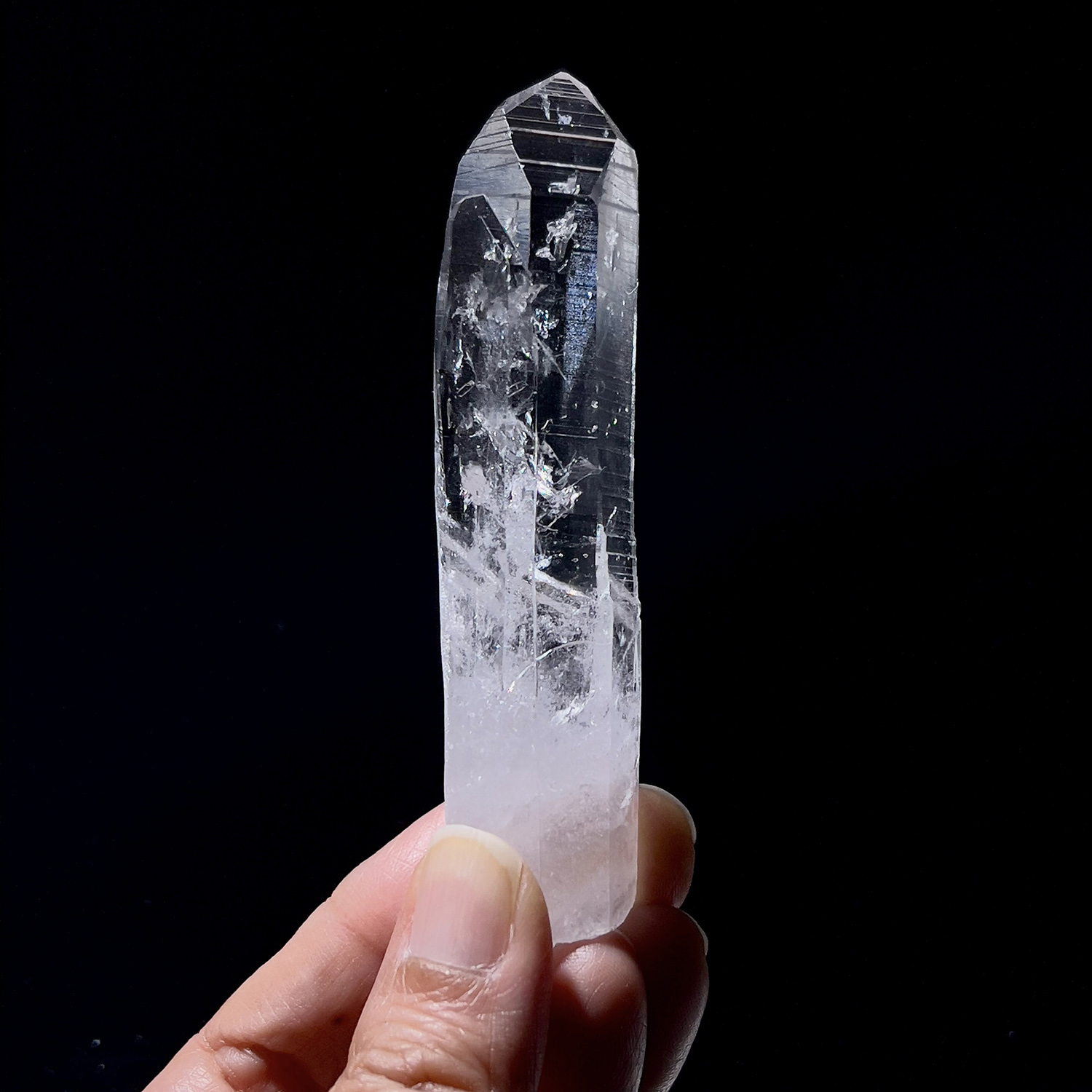 哥倫比亞．列木里亞水晶 #八邊形接地水晶 #資料庫水晶 (47g-255-12)