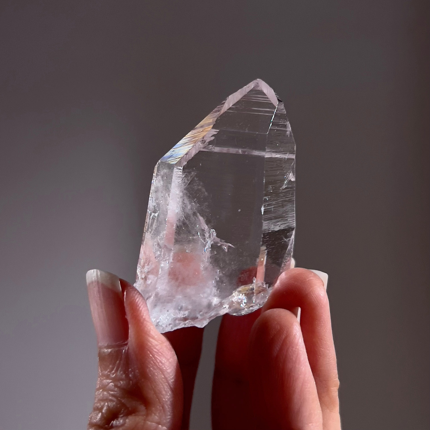 哥倫比亞．列木里亞水晶 #傳訊大師水晶 #特殊符紋 32g (257-6)