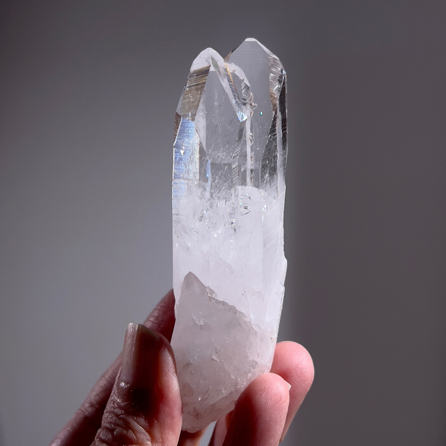 哥倫比亞．列木里亞水晶 #譚崔雙映大師水晶 (86g-25a-18)