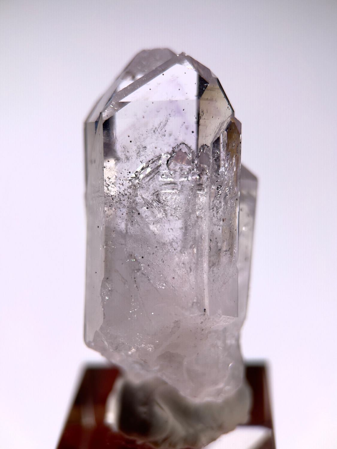 納米比亞-布蘭登堡幻影紫水晶 #雙尖多生 #譚崔雙映特質 31g (25b-25)