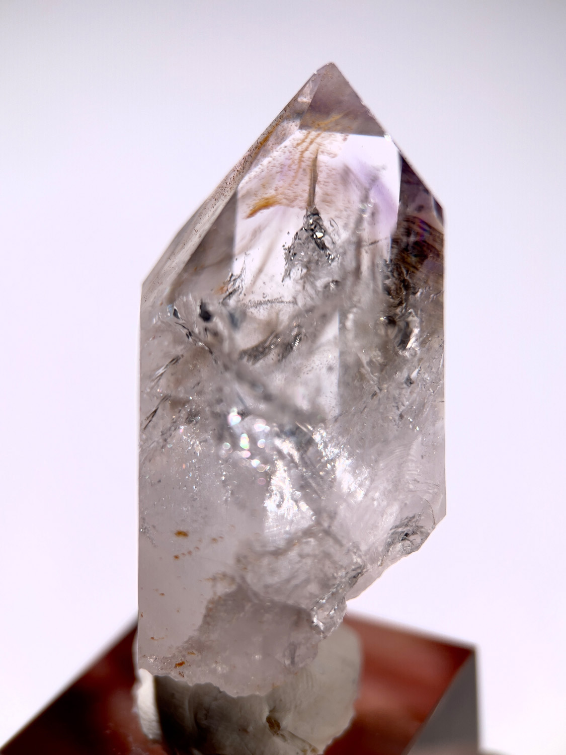納米比亞-布蘭登堡幻影紫水晶 #水膽 #時光隧道大師水晶 39g (25b-27)